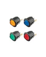 Carling RR12B Switch Round Rocker LED 12/24V - Blue