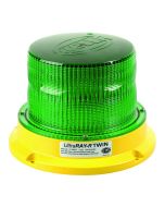 Hella Mining HM500BMAG UltraRAY-R Twin  LED Warning Beacon - Green Direct Mount 