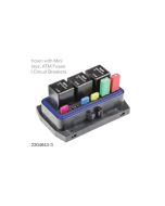 2304643-3 FUSE/RELAY HOLDER 27 Pos. 2.8 & 6.3mm