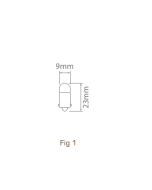 Ionnic 3930/10 Globe Halogen 24V 4W BA9s