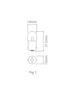 Ionnic 5008/10 Globe Halogen 12V 10W BA15s