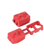 Ionnic CB121R/10 121/123 Series Terminal Insulators - Red (Pack of 10)