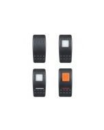 Ionnic R403-24R-XX Carling Contura R Series Rocker Switch - Off-On SPST, Red LED, 24V, Printed Symbol (Specify)