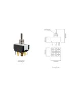 Ionnic ST325EF ON/OFF/ON Toggle Switch Triple Pole