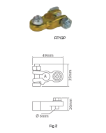 Ionnic 13mm Bolt Battery Terminal - Positive