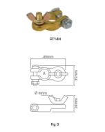 Ionnic RT14P Wingnut 18mm - Positive Battery Terminal